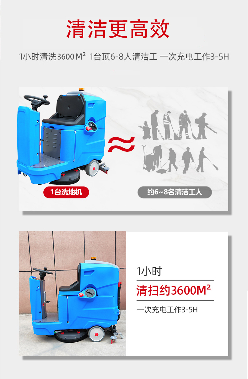 蓟州驾驶式洗地机更适合用在高铁站